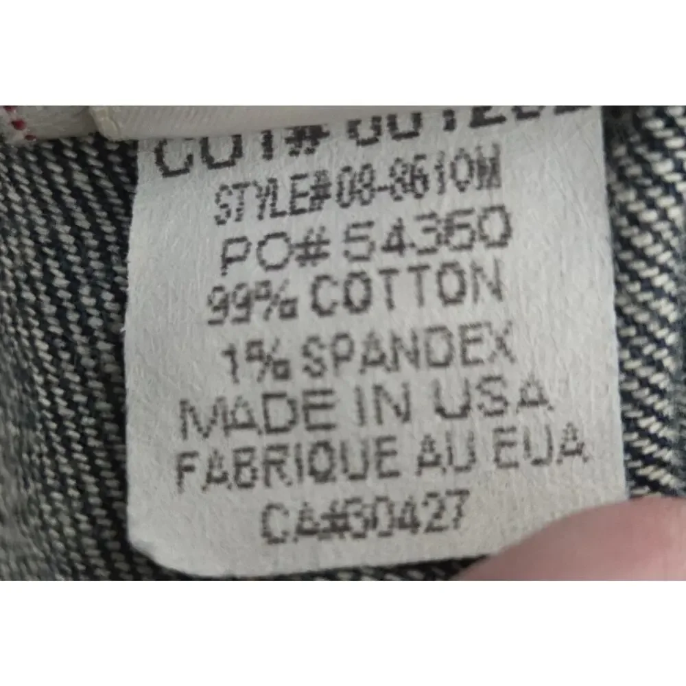 True Religion Logan Jeans Men's 34 x 33 Made in USA Y2K Button Fly Straight Leg